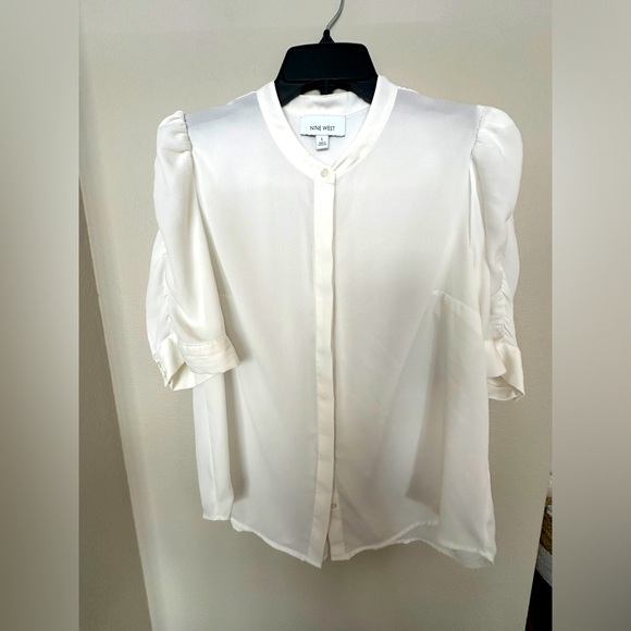 Nine West Tops - Nine West White Blouse